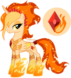 Size: 1920x2106 | Tagged: safe, artist:limedazzle, oc, oc:ruby flame, species:alicorn, species:pony, g4, female, mare, simple background, solo, transparent background