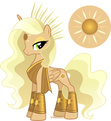 Size: 1280x1390 | Tagged: safe, artist:limedazzle, oc, oc:golden lighting, species:alicorn, species:pony, g4, female, mare, simple background, solo, transparent background