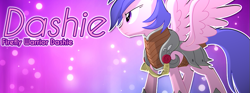 Size: 851x315 | Tagged: safe, artist:equestria-prevails, artist:sachidashie, edit, character:firefly, species:pegasus, species:pony, g4, armor, cover art, fantasy class, female, solo, warrior