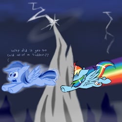 Size: 800x800 | Tagged: safe, artist:ichibangravity, character:rainbow dash, species:pegasus, species:pony, accidental suicide, crash, dead, death, female, flying, ghost, giving up the ghost, mare, rainbow crash, solo, soul, spirit, suicide
