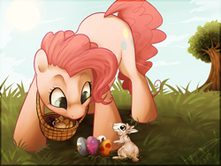 Size: 1600x1200 | Tagged: safe, artist:imalou, character:pinkie pie, easter egg
