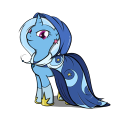 Size: 900x900 | Tagged: safe, artist:theparagon, character:trixie, species:pony, species:unicorn, clothing, dress, female, mare, solo