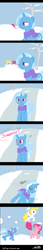 Size: 662x3882 | Tagged: safe, artist:theparagon, character:pinkie pie, character:surprise, character:trixie, g1, comic, g1 to g4, generation leap, snow
