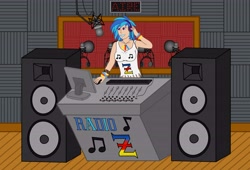 Size: 5508x3751 | Tagged: safe, artist:gutovi, character:dj pon-3, character:vinyl scratch, female, humanized, solo