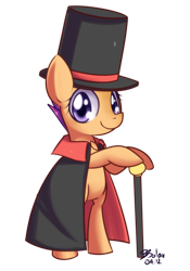 Size: 700x1000 | Tagged: safe, artist:solar-slash, character:scootaloo, species:pegasus, species:pony, clothing, hat