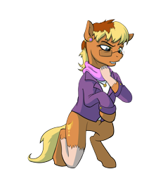 Size: 1066x1200 | Tagged: safe, artist:tf-sential, character:ms. harshwhinny, species:earth pony, species:human, species:pony, g4, human to pony, professionalism, rule 63, solo, transformation, transgender transformation