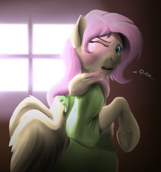Size: 1200x1284 | Tagged: safe, artist:tf-sential, character:fluttershy, species:human, species:pegasus, species:pony, g4, human to pony, solo, transformation, underhoof