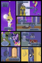 Size: 2000x2978 | Tagged: safe, artist:mlp-silver-quill, character:twilight sparkle, character:twilight sparkle (alicorn), oc, oc:clutterstep, species:alicorn, species:pony, comic:a princess' tears, female, mare, royal guard