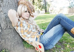 Size: 2048x1449 | Tagged: safe, artist:rose0fmay, character:applejack, species:human, cosplay, irl, irl human, photo, solo