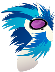 Size: 840x1080 | Tagged: safe, artist:rariedash, character:dj pon-3, character:vinyl scratch, species:pony, species:unicorn, eyes closed, female, floppy ears, horn, lineless, mare, portrait, profile, simple background, solo, sunglasses, transparent background