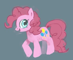 Size: 1260x1049 | Tagged: dead source, safe, artist:dhui, character:pinkie pie, species:earth pony, species:pony, g4, female, mare, profile, simple background, solo