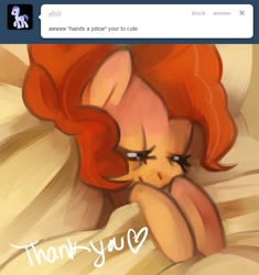 Size: 659x700 | Tagged: dead source, safe, artist:dhui, character:pinkie pie, ask tired pie, tumblr