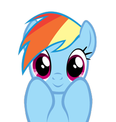 Size: 948x994 | Tagged: safe, artist:kuren247, character:rainbow dash, cute, female, looking at you, simple background, smiling, solo, transparent background, vector