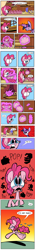 Size: 1280x9072 | Tagged: safe, artist:joeywaggoner, character:fluttershy, character:pinkie pie, character:rarity, character:spike, character:twilight sparkle, species:earth pony, species:pegasus, species:pony, species:unicorn, episode:too many pinkie pies, g4, my little pony: friendship is magic, comic, crying, death, diane, massacre, murder, pinkie clone, pinkie clone debate, the clone that got away, tragic in hindsight