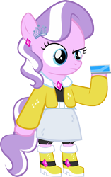 Size: 792x1259 | Tagged: safe, artist:magerblutooth, character:diamond tiara, species:pony, bipedal, clothing, equestria girls outfit, female, phone, simple background, solo, transparent background, vector