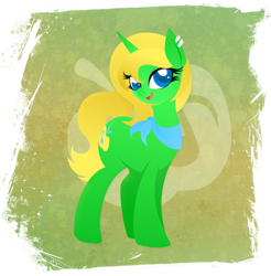 Size: 901x916 | Tagged: safe, artist:rariedash, oc, oc only, species:pony, species:unicorn, female, hooves, horn, lineless, mare, open mouth, solo