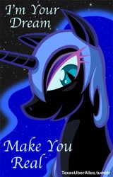 Size: 460x720 | Tagged: safe, artist:texasuberalles, character:nightmare moon, character:princess luna, female, metallica, sad but true, solo, song reference