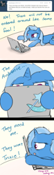 Size: 649x2081 | Tagged: safe, artist:theparagon, character:trixie, ask, ask trixie, tumblr