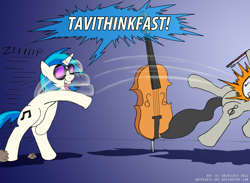 Size: 900x659 | Tagged: safe, artist:ladyanidraws, character:dj pon-3, character:octavia melody, character:vinyl scratch, species:pony, species:unicorn, ball, cello, female, mare, musical instrument
