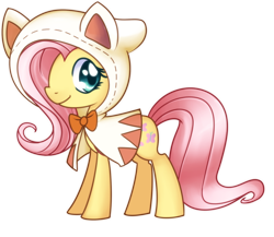 Size: 920x800 | Tagged: safe, artist:solar-slash, character:fluttershy, crossover, final fantasy, white mage