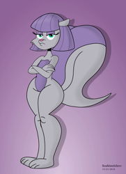 Size: 4152x5750 | Tagged: safe, artist:scobionicle99, character:maud pie, absurd resolution, animal, female, skunk, solo, species swap