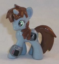 Size: 1193x1297 | Tagged: safe, artist:gryphyn-bloodheart, oc, oc only, oc:littlepip, species:pony, species:unicorn, fallout equestria, 3d print, blind bag, commission, crossover, custom, cutie mark, fallout, fanfic, fanfic art, female, hooves, horn, irl, mare, photo, pipbuck, solo, toy