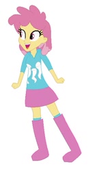 Size: 295x573 | Tagged: safe, artist:berrypunchrules, character:dizzy twister, character:orange swirl, my little pony:equestria girls, background pony, clothing, cutie mark on clothes, equestria girls-ified, female, hoodie, solo