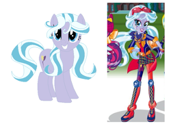 Size: 697x504 | Tagged: safe, artist:berrypunchrules, character:sugarcoat, species:earth pony, species:pony, equestria girls:friendship games, g4, my little pony: equestria girls, my little pony:equestria girls, crystal prep shadowbolts, equestria girls ponified, ponified, simple background, white background