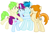 Size: 886x588 | Tagged: safe, artist:berrypunchrules, character:cherry crash, character:mystery mint, species:pony, g4, my little pony:equestria girls, background human, cherry crash, equestria girls ponified, hug, ponified, rockers, thunderbass, thunderstruck (band), valhallen
