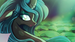 Size: 1920x1080 | Tagged: safe, artist:rariedash, character:queen chrysalis, female, solo
