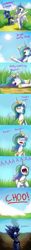 Size: 1200x9600 | Tagged: safe, artist:anticular, character:princess celestia, character:princess luna, species:alicorn, species:pony, ask sunshine and moonbeams, comic, duo, duo female, explosion, faec, female, flower, german, grass, hay fever, mare, sneezing, sniffing, sun