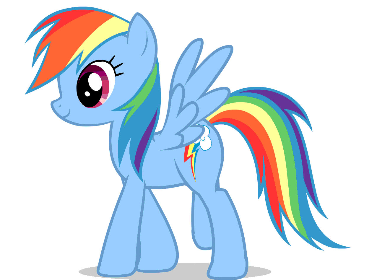 Size: 1276x948 | Tagged: source needed, safe, artist:kuren247, character:rainbow dash, species:pegasus, species:pony, animated, female, gif, mare, shadow, simple background, smiling, solo, spread wings, transparent background, walk cycle, walking, wings