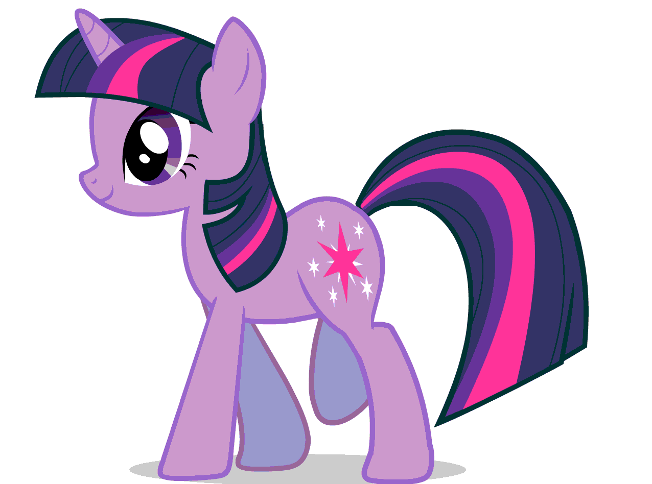 Size: 1276x948 | Tagged: source needed, safe, artist:kuren18, artist:kuren247, character:twilight sparkle, character:twilight sparkle (unicorn), species:pony, species:unicorn, animated, cutie mark, female, gif, mare, shadow, simple background, smiling, solo, transparent background, walk cycle, walking