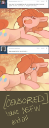 Size: 775x1988 | Tagged: dead source, safe, artist:dhui, character:pinkie pie, ask, tired pie, tumblr