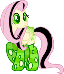 Size: 6121x7094 | Tagged: safe, artist:osipush, character:fluttershy, absurd resolution, clothing, crossover, emoshy, female, fusion, green eyes, heroes 6, might and magic, necromancer, otherkin, raised hoof, simple background, socks, solo, striped socks, transparent background, vector