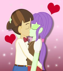 Size: 843x947 | Tagged: safe, artist:cyber-murph, character:starlight, character:wiz kid, my little pony:equestria girls, background human, butt touch, care root, hand on butt, kissing, love, shipping, starlight, wiz kid, wizlight