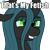 Size: 1000x1000 | Tagged: safe, artist:spritepony, character:queen chrysalis, species:changeling, bedroom eyes, female, grin, image macro, lip bite, meme, meta, simple background, smiling, solo, text, that is my fetish, transparent background