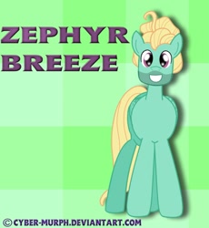 Size: 858x932 | Tagged: safe, artist:cyber-murph, character:zephyr breeze, episode:flutter brutter, g4, my little pony: friendship is magic, male, signature, solo