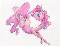 Size: 1280x981 | Tagged: safe, artist:getchanoodlewet, character:pinkie pie, female, solo, traditional art