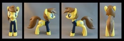 Size: 1200x405 | Tagged: safe, artist:krowzivitch, oc, oc only, species:pony, clothing, custom, irl, photo, sculpture, shirt, solo