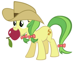 Size: 1743x1431 | Tagged: safe, artist:durpy, character:apple fritter, apple, apple family member, female, simple background, solo, transparent background, vector