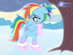 Size: 1032x774 | Tagged: safe, artist:nightmaremoons, edit, character:rainbow dash, belly, pregnant, pregnant edit, winter
