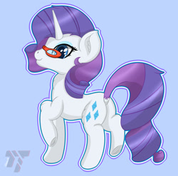 Size: 2733x2703 | Tagged: safe, artist:nexcoyotlgt, character:rarity, female, glasses, solo