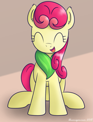 Size: 761x1000 | Tagged: safe, artist:bluemeganium, character:apple bumpkin, apple family member, solo