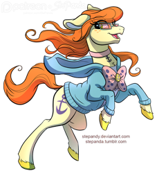Size: 900x980 | Tagged: safe, artist:stepandy, oc, oc only, species:earth pony, species:pony, clothing, glasses, patreon, patreon logo, rearing, simple background, solo, transparent background, unshorn fetlocks