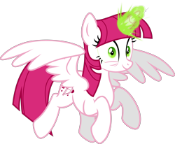 Size: 5137x4224 | Tagged: safe, artist:osipush, character:lovestruck, species:alicorn, species:pony, absurd resolution, alicornified, backwards cutie mark, female, glowing horn, magic, race swap, simple background, smiling, solo, transparent background, valentine's day, vector