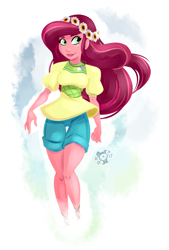 Size: 1280x1891 | Tagged: safe, artist:ponut_joe, character:gloriosa daisy, equestria girls:legend of everfree, g4, my little pony: equestria girls, my little pony:equestria girls, female, magical geodes, solo