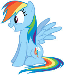 Size: 3675x4342 | Tagged: safe, artist:discorded, character:rainbow dash, episode:pinkie pride, g4, my little pony: friendship is magic, .ai available, absurd resolution, female, show accurate, simple background, sitting, solo, transparent background, vector