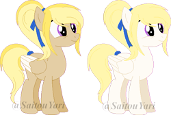Size: 585x392 | Tagged: safe, artist:t-aroutachiikun, base used, oc, oc only, species:pegasus, species:pony, alternate design, female, mare, simple background, solo, transparent background