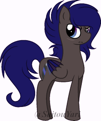Size: 662x787 | Tagged: safe, artist:t-aroutachiikun, base used, oc, oc only, oc:abstruse damnation, species:pegasus, species:pony, colored wings, male, multicolored wings, simple background, solo, stallion, transparent background